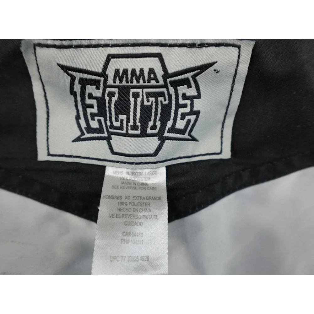 MMA‎ Elite Board Shorts Mens XL Grey Black Skull Graphic Y2K Good Cross Print